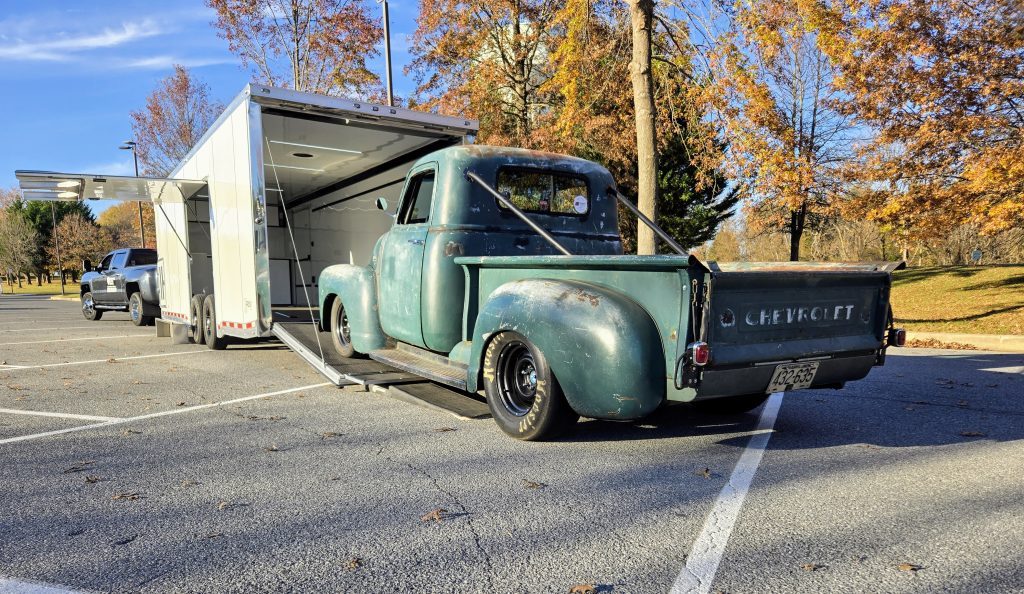 Classic pickup ready for local transport